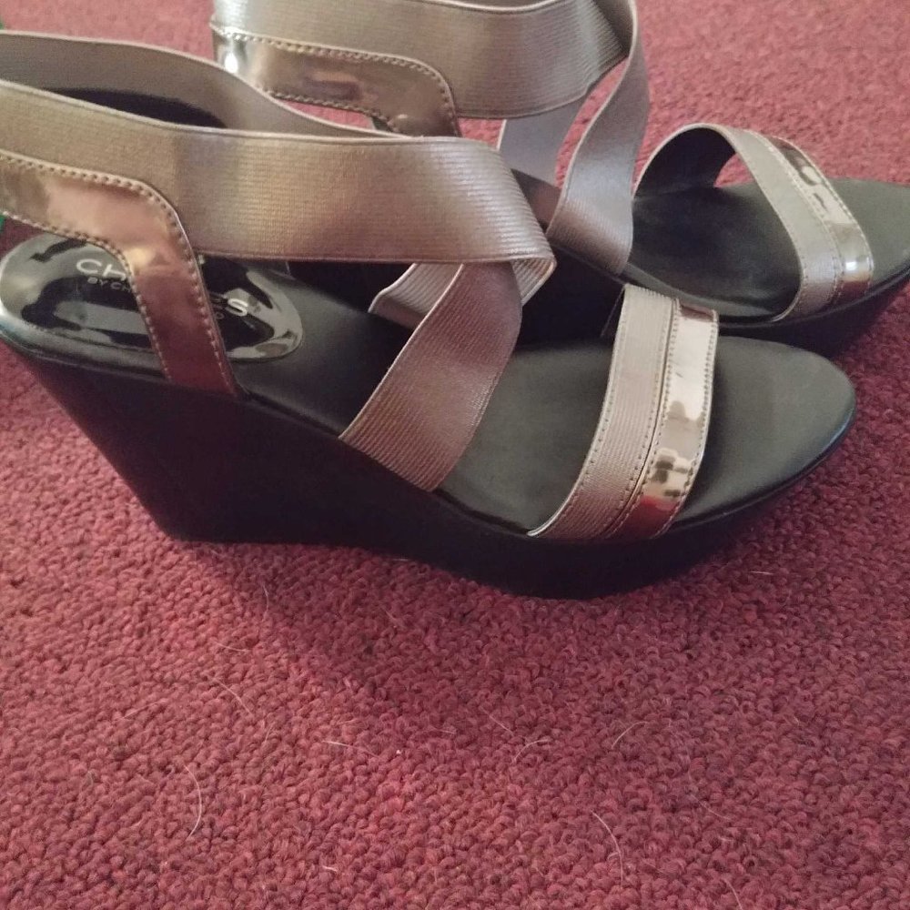 Charles David platform strappy shoes